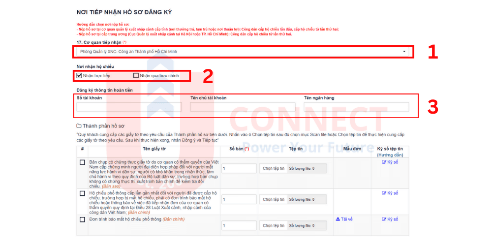 Hướng dẫn làm hộ chiếu gắn chip online